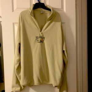 Cotton On Cream Zip Up Men's Sweater